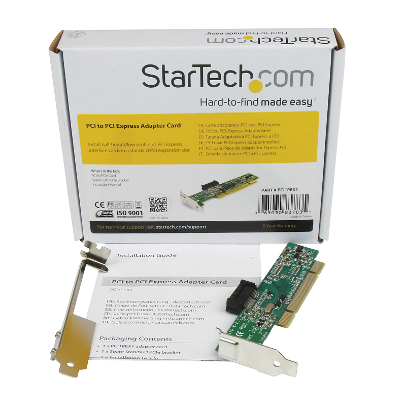 StarTech PCI1PEX1 PCI to PCI Express Adapter Card